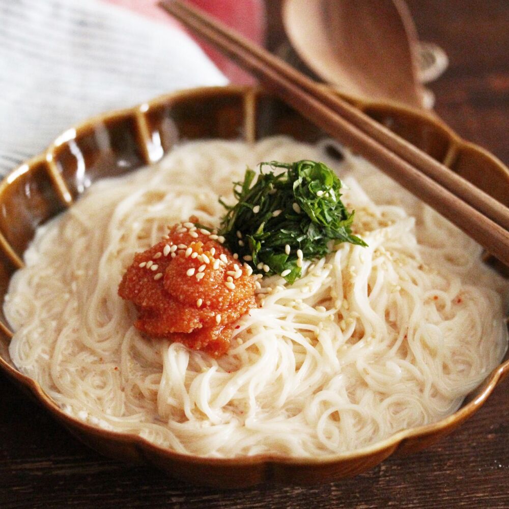 この夏活躍間違いなし！濃厚明太クリームそうめん