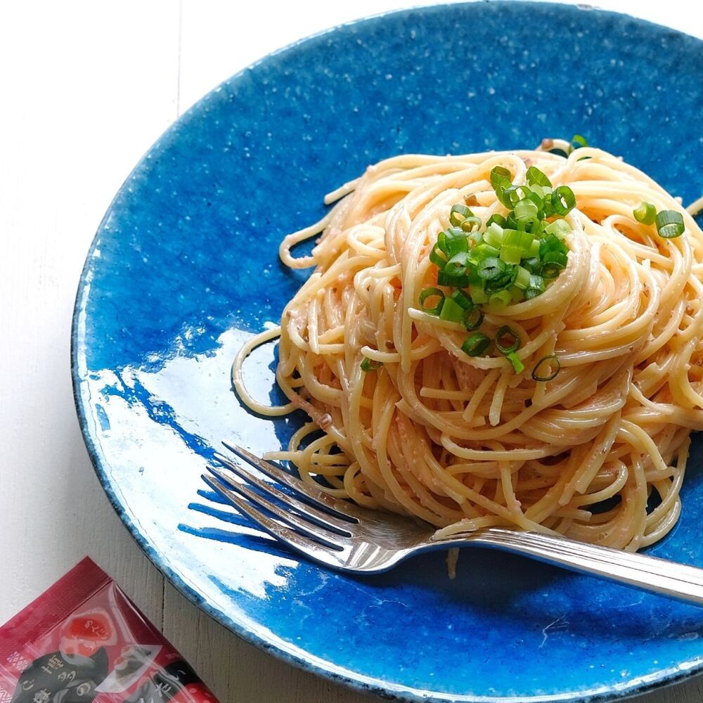 和えるだけ明太クリームパスタ・和風梅昆布味