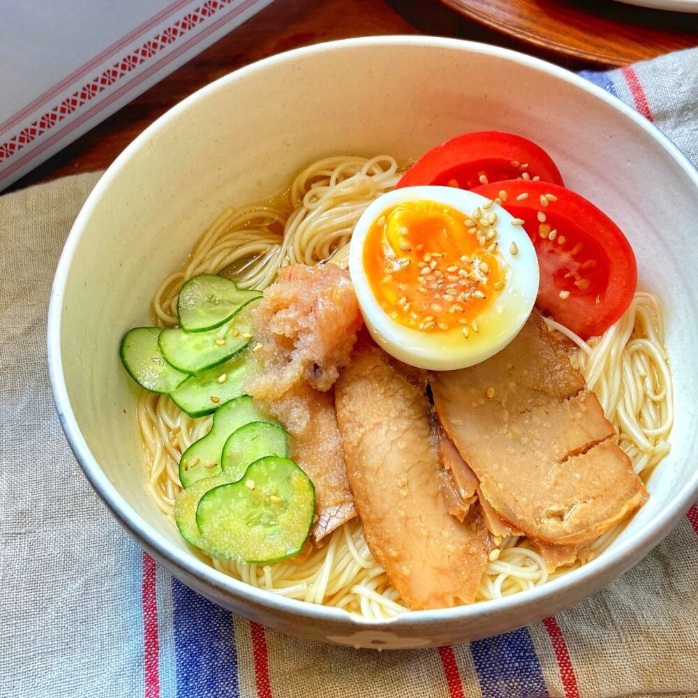 さっぱり明太子そうめん