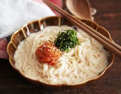 この夏活躍間違いなし！濃厚明太クリームそうめん