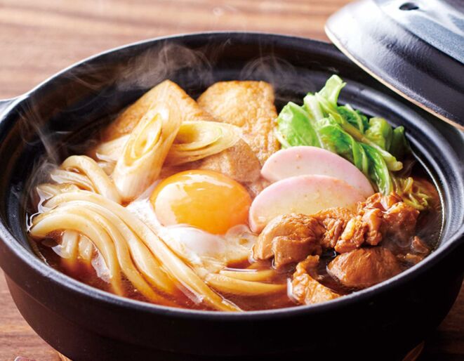 野菜ぶいよんの味噌煮込みうどん