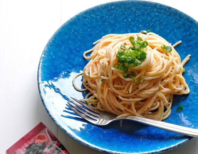 和えるだけ明太クリームパスタ・和風梅昆布味