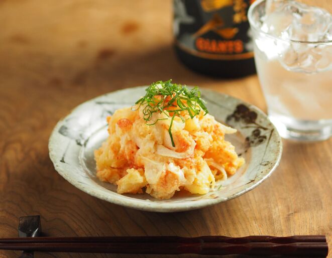 明太ポテトサラダ　家飲みにぴったり！居酒屋メニュー　